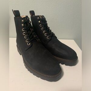 Portland Leather Patina shadow black London boots men’s size 7 / women’s 9